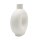 Keramik Vase rund weiß 20 cm