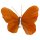 Deko Schmetterling orange ca. 12 cm