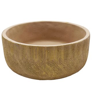 Keramik Schale gold Ø ca. 20 cm
