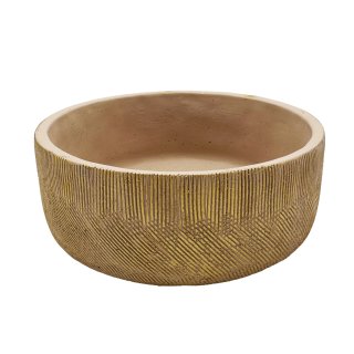 Keramik Schale gold Ø ca. 17 cm