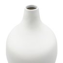 Bambus Vase wei&szlig; ca. 37 cm