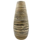 Bambus Boden-Vase natur/schwarz ca. 50 cm