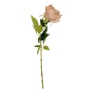 Deko-Rose altrosa vintage ca. 67 cm