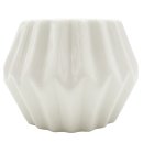Keramik Teelichthalter weiß ca. 7 cm