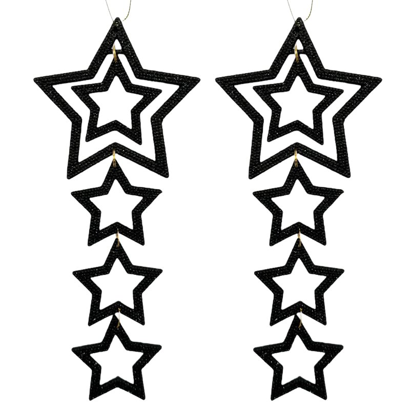 Gothic Weihnachtsbaumspitze – 57,1 Cm, Schwarz-weiß, Mit Totenkopf-Motiv & Schleife (Halloween-Christmas-Deko)