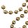 Perlen-Kette/Girlande gold ca. 2,7 m