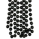 Perlen-Kette/Girlande schwarz ca. 2,7 m