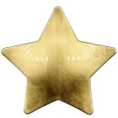 Stern Deko Platte gold ca. 28 cm