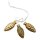 Glas Christbaumschmuck Zapfen Glitzer gold