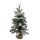 Naturgetreuer Tannenbaum mit Schnee Grün ca. 60 cm
