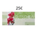 Geschenk- Gutschein " Orchidee " 25 Euro