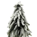 Naturgetreuer Tannenbaum mit Schnee Grün ca. 26 cm