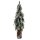 Tannenbaum auf Holzstamm Grün/verschneit ca. 73 cm