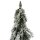 Tannenbaum auf Holzstamm Grün/verschneit ca. 73 cm