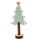Holz-Tannenbaum mit Kunstfell Mint ca. 20 cm