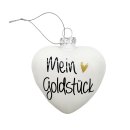 Glas Christbaumschmuck "Mein Goldstück"...
