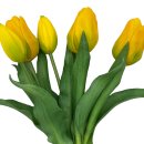 Deko Tulpen Strauß Gelb 5 Stück