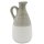 Mini Keramik Krug/Vase Grau/Weiß ca. 14,5 cm