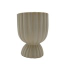 Keramik Pflanztopf Beige ca. 17,5 cm