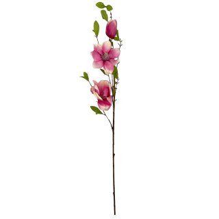 Kunstblume Magnolie Pink ca. 90 cm