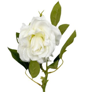 Kunstblume Rose Weiß ca. 54 cm