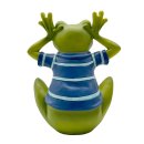 Frecher Frosch Gr&uuml;n/Blau ca. 23,5 cm