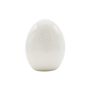 Keramik Osterei Weiß ca. 8 cm