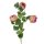 Kunstblume Rose Lila/Creme ca. 69 cm