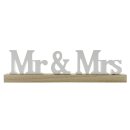 Holz Aufsteller/Schriftzug " Mr&Mrs "...