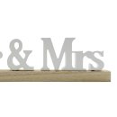 Holz Aufsteller/Schriftzug " Mr&Mrs "...