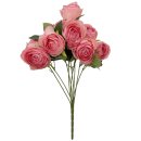 Künstlicher Blumenstrauß/Handstrauß Rosa...