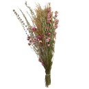 Trockenblumen-Bund Natur/Pink ca. 65 cm