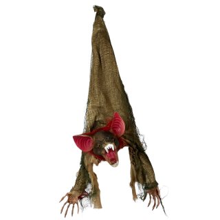 Horror Fledermaus mit Ton und Lichteffekt
