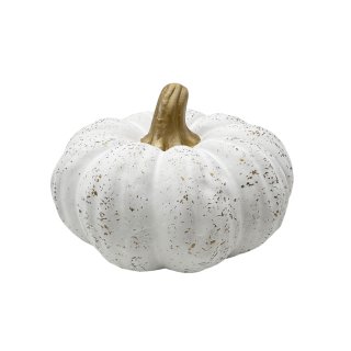 Halloween Kürbis Weiß ca. 14 cm