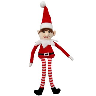 Weihnachts-Elf Rot/weiß ca. 38 cm