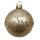 Glas Christbaumkugel "Frohe Weihnachten" Gold Ø ca. 8 cm