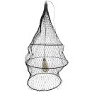 Boho Netz-Solarlampe Schwarz ca. 60 cm