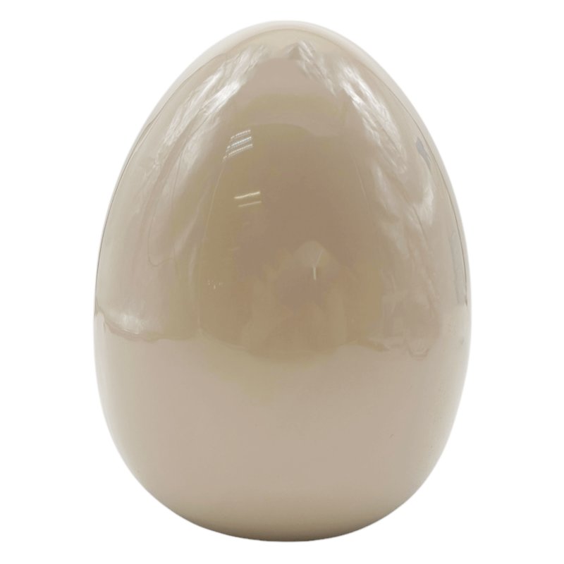 Keramik Osterei Beige ca. 19,5 cm