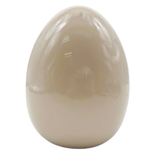 Keramik Osterei Beige ca. 19,5 cm