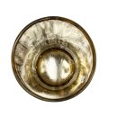 Windlicht Glas Schwarz ca. 12 cm