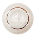 Glas Vase Braun ca. 17 cm