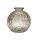 Mini Glas Kugelvase Braun ca. 8,5 cm