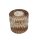 Mini Stabkerzenhalter Braun ca. 5 cm