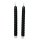 LED Echtwachs Stabkerzen Twist im 2er Set Schwarz ca. 24 cm