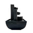 Mini Brunnen Schwatz/Braun ca. 18 cm