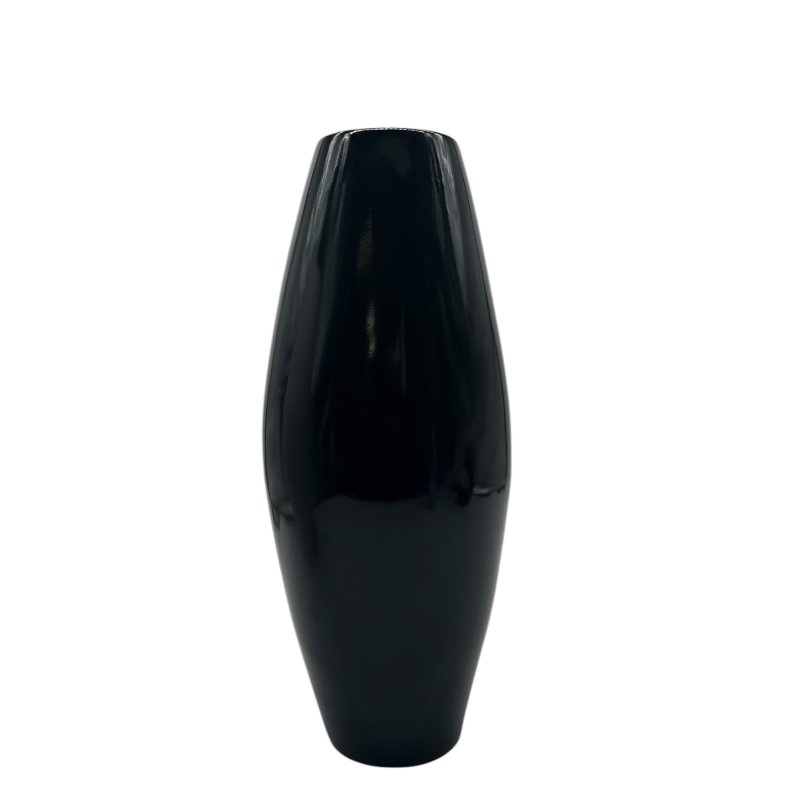Bambus Boden-Vase Schwarz ca. 50 cm