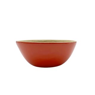 Bambus Schale Orange Ø ca. 16 cm