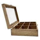Teebeutel Organizer Holz Hellbraun ca. 24 cm