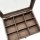Teebeutel Organizer Holz Dunkelbraun ca. 24 cm