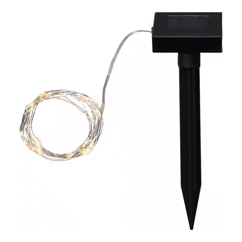 Solar Lichterdraht Warmweiß 50 LED ca. 590 cm